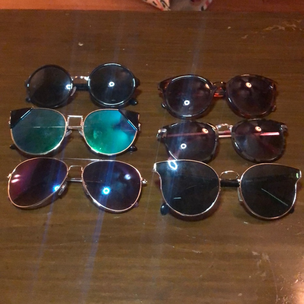 Assorted sunglasses